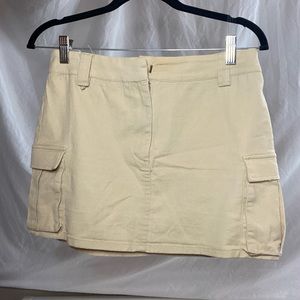 Cargo mini skirt